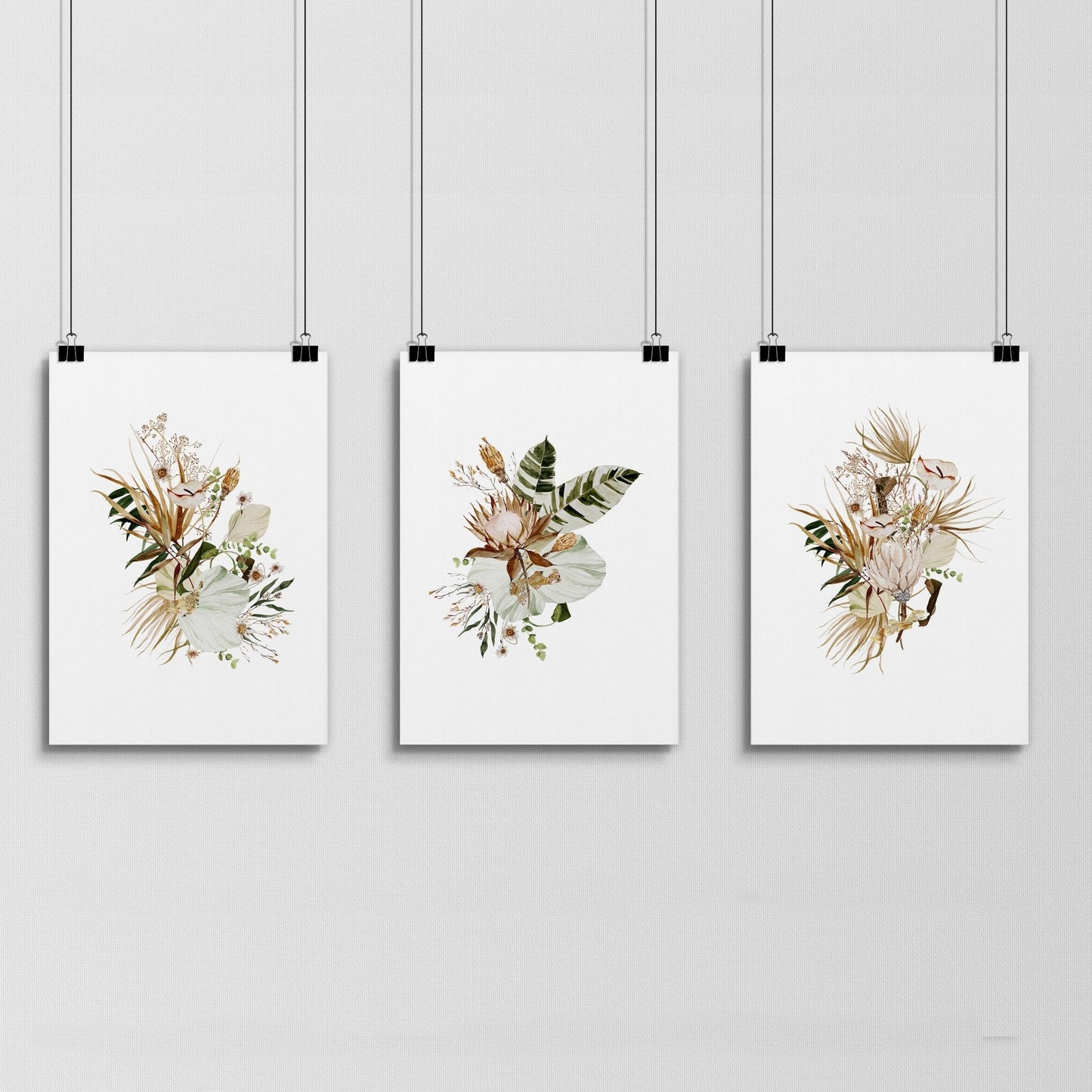 3 pictures above bed | set of 3 framed wall art