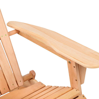 Gardeon Adirondack Outdoor Chairs Wooden Beach Chair Patio Furniture