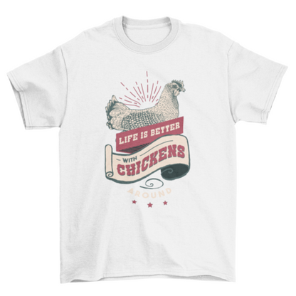 Chicken Farm Life Vintage T-shirt
