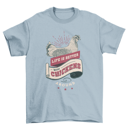 Chicken Farm Life Vintage T-shirt