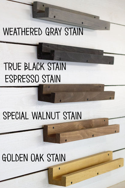 Bathroom Shelf with Farmhouse Robe Hooks