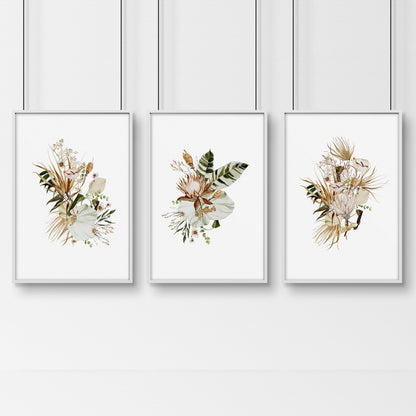 3 pictures above bed | set of 3 framed wall art